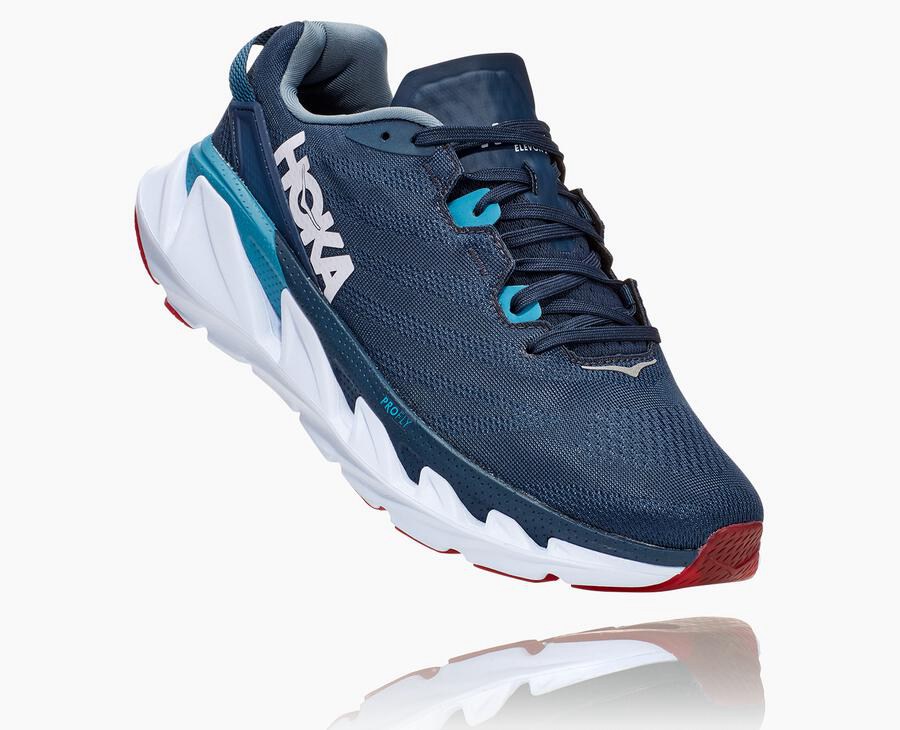 Tenis Hoka One One Hombre Azul Marino/Blancos - Elevon 2 - OBJC09643